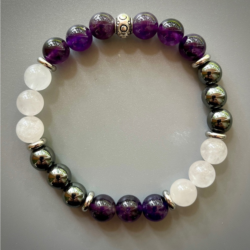 Headache Migraine Healing Support Handcrafted Bead Bracelet